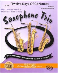 The Twelve Days of Christmas Sax Trio - ATB or SAT cover Thumbnail